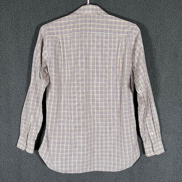 Gitman Bros Made in USA Check Long Sleeve Button Down Shirt - Men's Size 16/36 - Picture 5 of 10